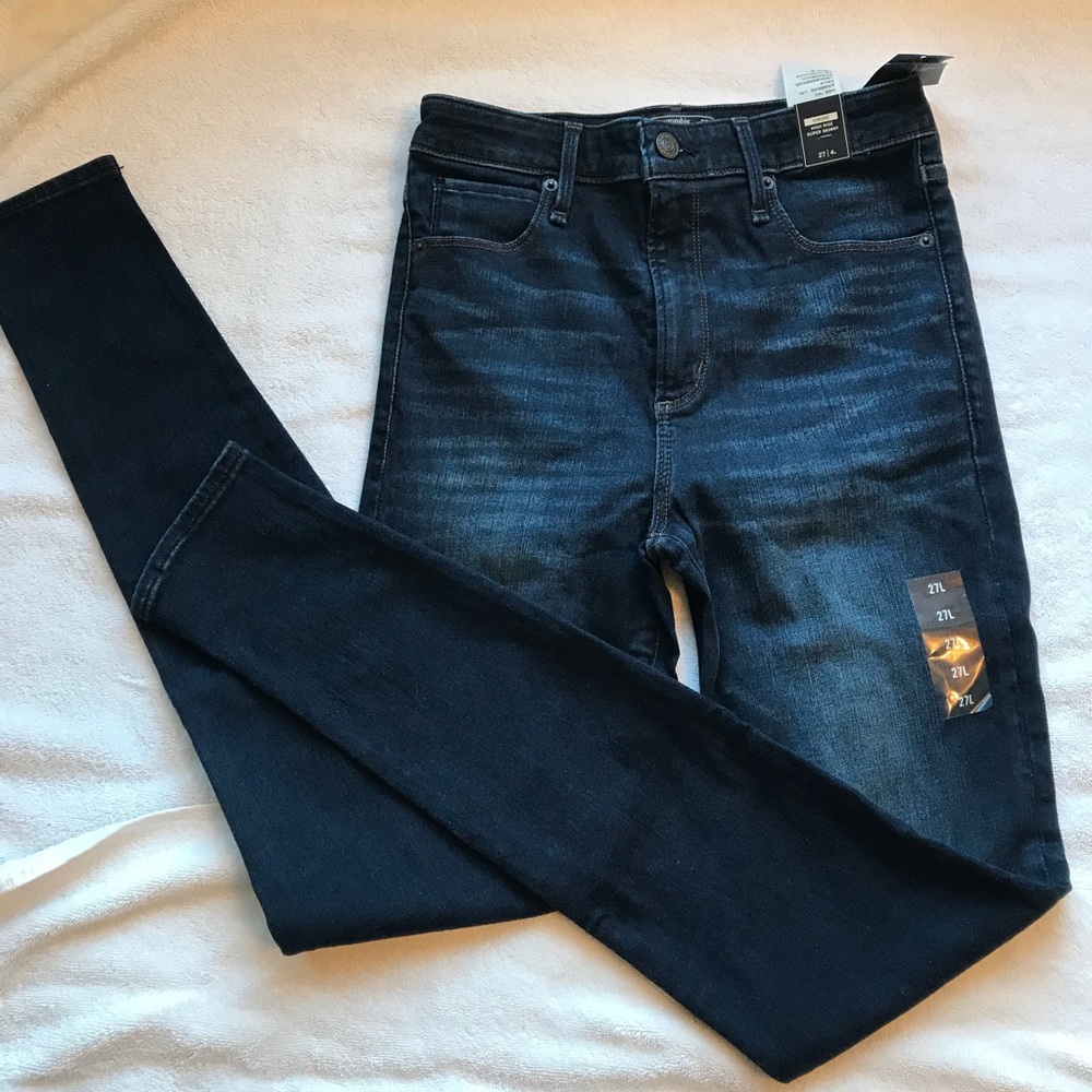 NWT Abercrombie & Fitch Simone high-rise skinny